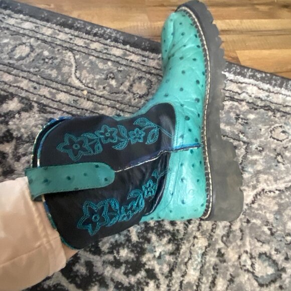 Fair UC~Ropers Ostrich Boots-8 1/2 - Picture 6 of 8
